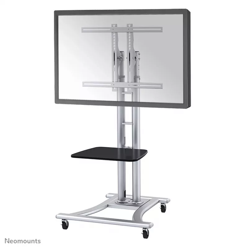 Neomounts PLASMA-M1800E televizoriaus stovas 27-70 coliai, Sidabrinis, Nešiojamas grindų stovas, Plienas, 50 kg, 68.6 cm (27 col.), 177.8 cm (70 col.)