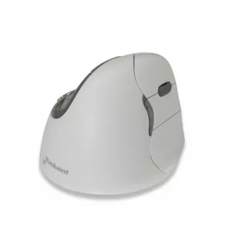 BakkerElkhuizen Evoluent 4 Bluetooth Baltas, Dešiniarankiams, Vertikalus dizainas, Lazerinis, Bluetooth, 2600 DPI, Baltas