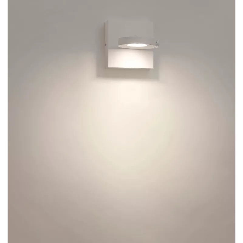 Paviršinis LED prožektorius Signify Philips Dimmable Clockwork 6,5 W, 500 lm, 2700 K, IP20, baltas