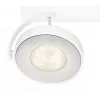 Paviršinis LED prožektorius Signify Philips Dimmable Clockwork 6,5 W, 500 lm, 2700 K, IP20, baltas