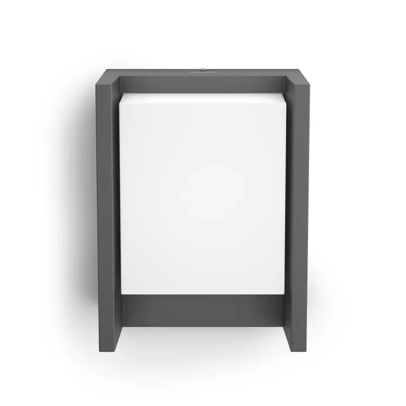 Lauko sieninis šviestuvas Philips myGarden Arbour 6 W LED, aliuminis, juodas, 220–240 V, 75×166×166 mm