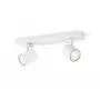 Paviršinis apšvietimo taškas Philips myLiving 5309231P0, GU10 LED 7 W, 2700 K, 255 lm, 2 lemputės, pritemdomas, baltas