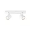 Paviršinis apšvietimo taškas Philips myLiving 5309231P0, GU10 LED 7 W, 2700 K, 255 lm, 2 lemputės, pritemdomas, baltas
