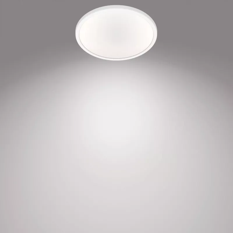 Lubinis šviestuvas Philips Functional Super plonas 15 W LED, apvalus, 250 mm, 220–240 V, baltas