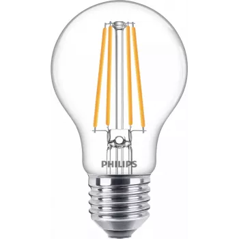Philips kaitrinė lemputė Skaidri 75W A60 E27 8.5W Šiltai balta 1055lm