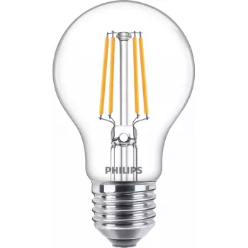 Philips Filament Bulb Clear 40W A60 E27 x3, 4.3 W, 40 W, E27, 470 lm, 15000 h, šilta balta