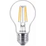 Philips kaitinamojo siūlelio lemputė skaidri 40W A60 E27 x2, 4.3 W, 40 W, E27, 470 lm, 15000 h, Šiltai balta
