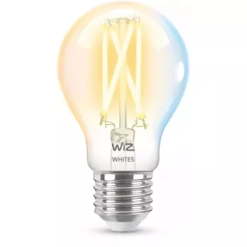 Išmanioji LED siūlinė lemputė WiZ A60 E27 7W (806 lm) skaidri, 220–240 V