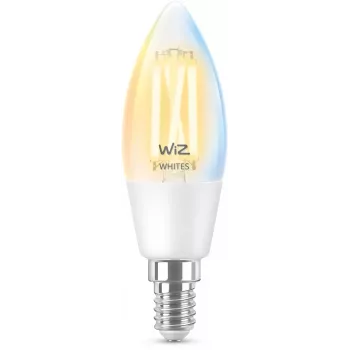 Išmanioji lemputė WiZ Filament Candle clear 4.9W C35 E14 Wi-Fi White