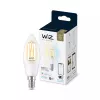Išmanioji lemputė WiZ Filament Candle clear 4.9W C35 E14 Wi-Fi White