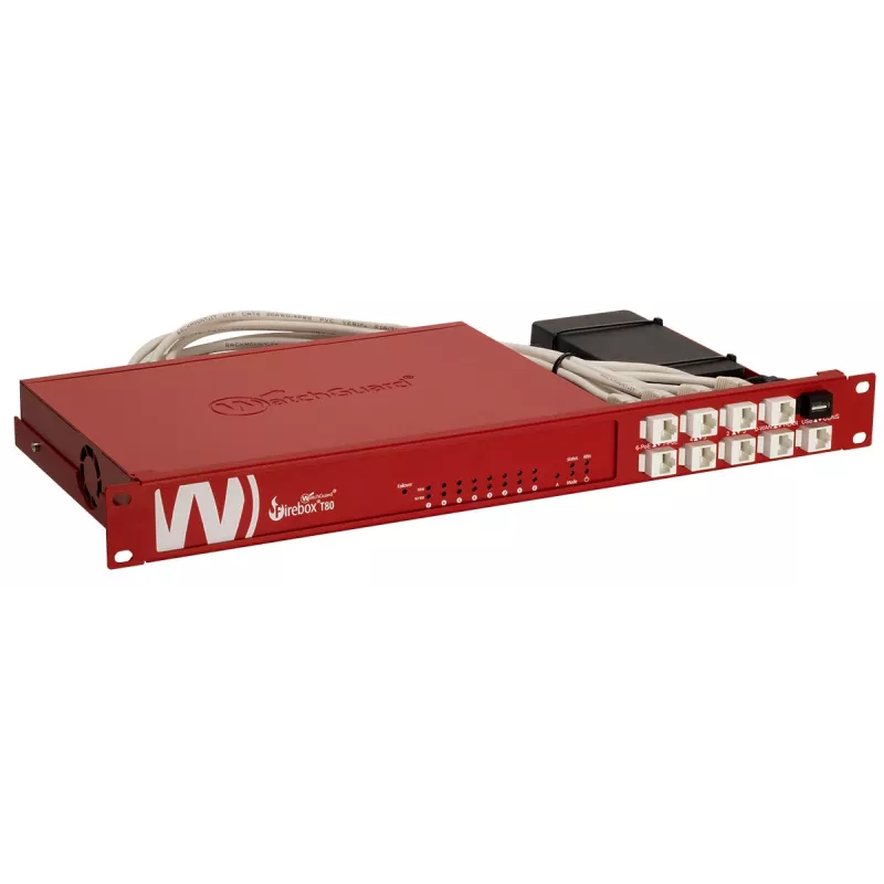 Rackmount.IT stovo tvirtinimo rinkinys, skirtas WatchGuard Firebox T80