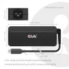 USB-C nešiojamojo kompiuterio įkroviklis CLUB 3D 140W, maitinamas iš kintamosios srovės tinklo, universalus suderinamumas, 1 m laidas, juodas