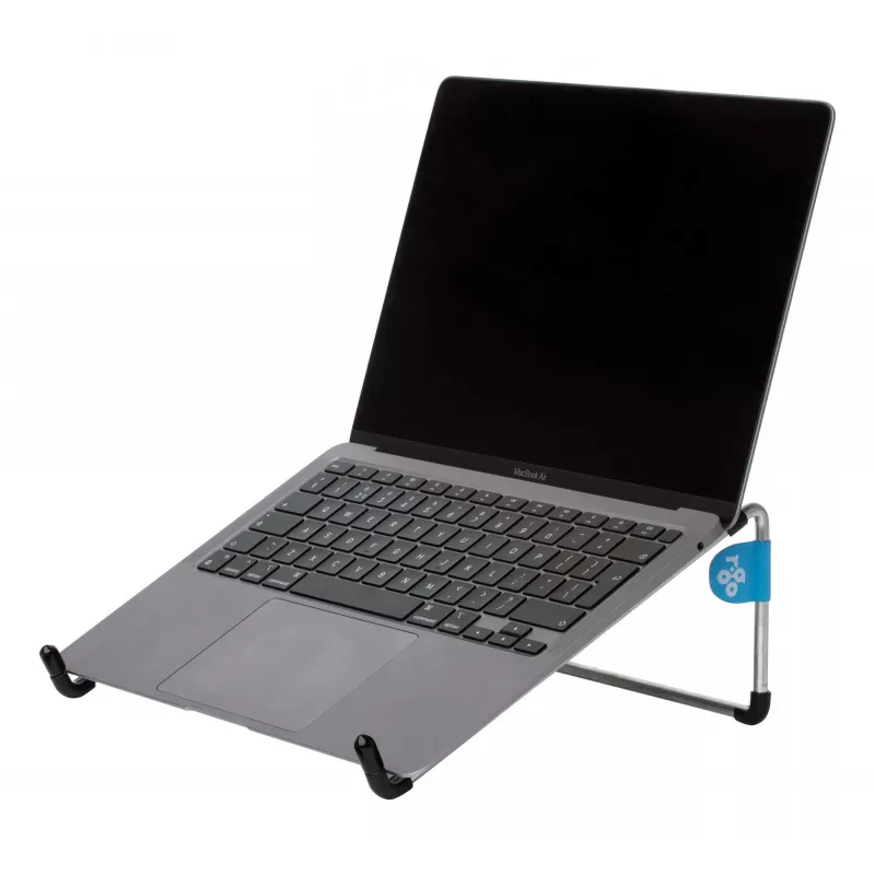 „R-Go Tools R-Go Steel Basic“ nešiojamojo kompiuterio stovas, sidabrinis, sidabrinis, plienas, 25,4 cm (10 col.), 55,9 cm (22 col.), 5 kg, 0–110 mm