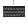R-Go Tools ergonominė klaviatūra R-Go Compact Break, kompaktiška klaviatūra su pertraukų programine įranga, QWERTY (UK), laidinė, juoda