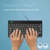 R-Go Tools ergonominė klaviatūra R-Go Compact Break, kompaktiška klaviatūra su pertraukų programine įranga, QWERTY (UK), laidinė, juoda