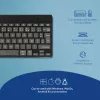 R-Go Tools ergonominė klaviatūra R-Go Compact Break, kompaktiška klaviatūra su pertraukų programine įranga, AZERTY (FR), Bluetooth, juoda