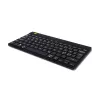 R-Go Tools ergonominė klaviatūra R-Go Compact Break, kompaktiška klaviatūra su pertraukų programine įranga, QWERTY (Šiaurės šalių), Bluetooth, juoda