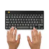 R-Go Tools ergonominė klaviatūra R-Go Compact Break, kompaktiška klaviatūra su pertraukų programine įranga, QWERTY (Šiaurės šalių), Bluetooth, juoda