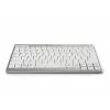 BakkerElkhuizen UltraBoard 950 Wireless US Qwerty, Mini, belaidė, Bluetooth, žirkliniai klavišai, QWERTY, šviesiai pilka, balta