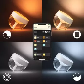 Išmanioji stalinė lempa „Philips Hue White and colour ambience Iris“