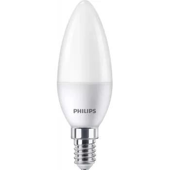 Philips Candle & Lustre, 4,9 W, 40 W, E14, 470 lm, 15000 h, šilta balta