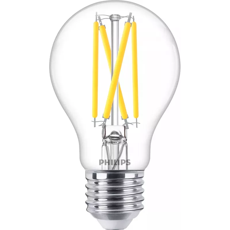 Philips kaitrinė lemputė skaidri 60W A60 E27, 5,9 W, 60 W, E27, 806 lm, 15000 h, šiltas švytėjimas