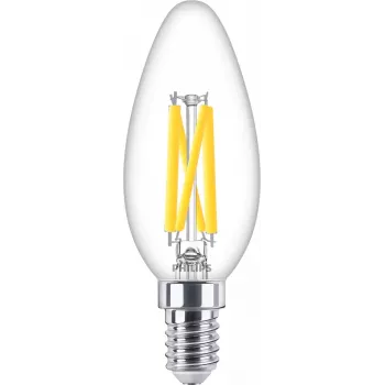 Philips kaitinamoji siūlinė žvakė skaidri 60W B35 E14, 5,9 W, 60 W, E14, 806 lm, 15 000 val., Šiltas švytėjimas
