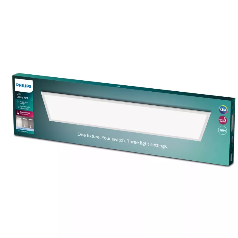 Lubinis šviestuvas Philips Functional Panel 36 W LED stačiakampis 300×1200×42 mm, baltas