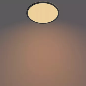 Philips funkcinis lubinis šviestuvas 18W 2700K 1500 lm švelninamas paviršinis LED juodas