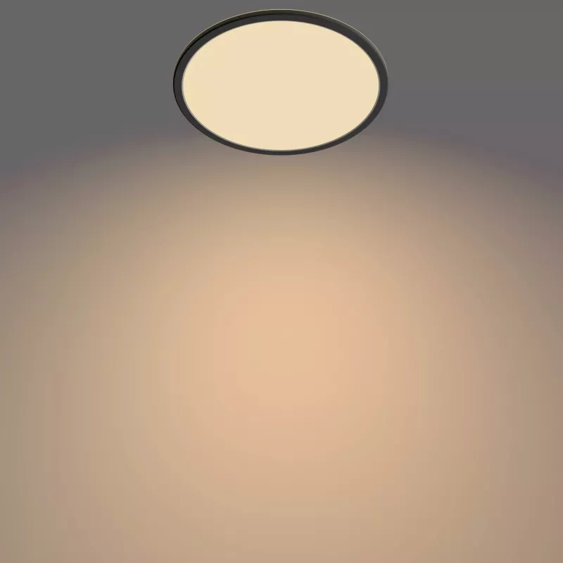 Philips funkcinis lubinis šviestuvas 18W 2700K 1500 lm švelninamas paviršinis LED juodas