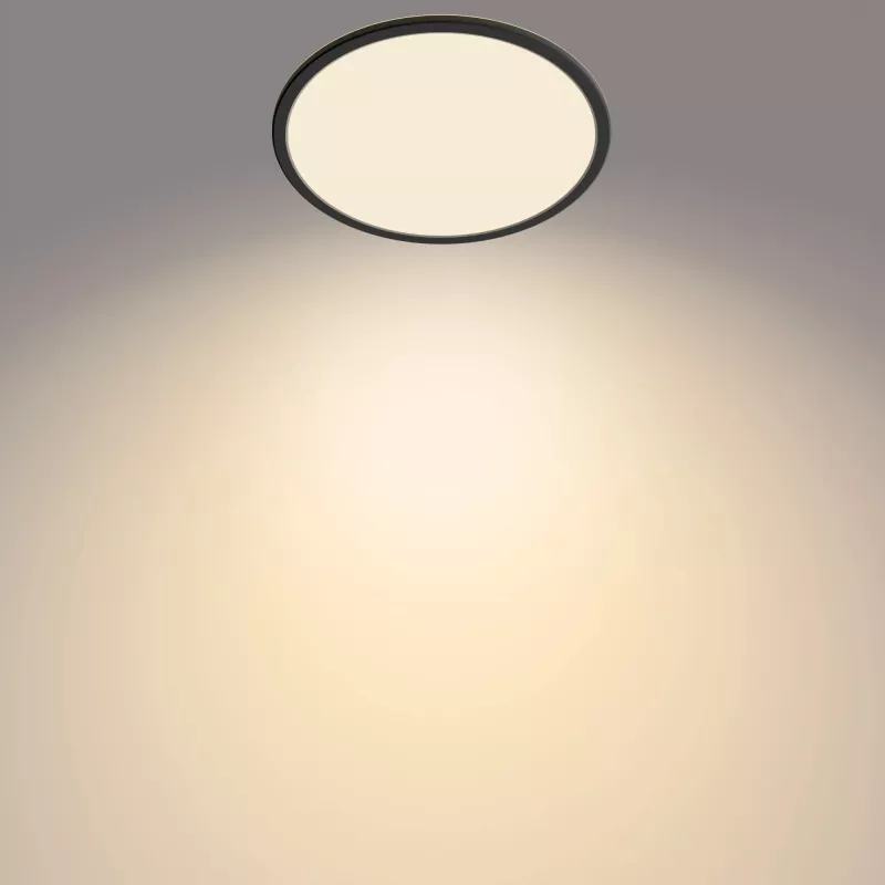 Philips funkcinis lubinis šviestuvas 18W 2700K 1500 lm švelninamas paviršinis LED juodas