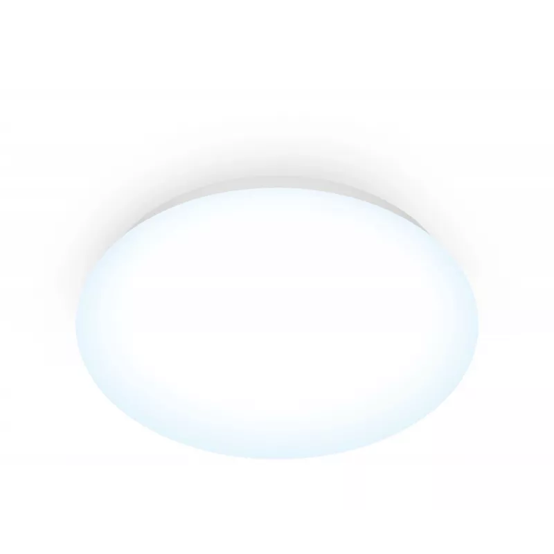Išmanusis lubinis šviestuvas Signify WiZ Adria 17 W — Wi‑Fi/Bluetooth, 320×320×68 mm, balta