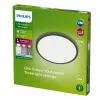 Lubinis šviestuvas Philips Superslim 15W LED, 4000K, IP54, 250×250 mm, juoda/balta