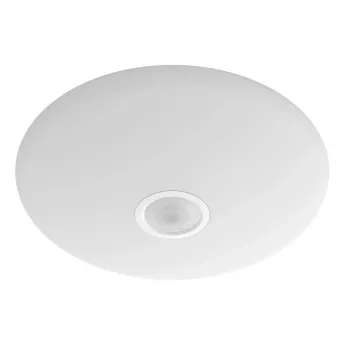 Lubinis šviestuvas Philips Functional Mauve 6 W LED, apvalus 250×72 mm, baltas, fiksuotas integruotas šviestuvas