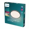 Lubinis šviestuvas Philips Functional Ozziet 18 W LED, apvalus, juodas, nekeičiama lemputė, 220–240 V