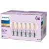 Philips Filament Bulb Frosted 60W A60 E27 x6, 7 W, 60 W, E27, 806 lm, 15000 h, šilta balta