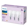 Philips Candle 40W P45 E14 x3, 4,9 W, 40 W, E14, 470 lm, 15 000 h, šilta balta