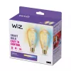 WiZ Filament Bulb Amber 50 W ST64 E27 x2, Išmanioji lemputė, Wi-Fi/Bluetooth, Auksinė, Wi-Fi 4 (802.11n), 802.11b, 802.11g, LED, E27