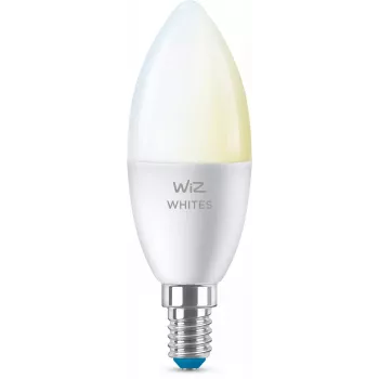 WiZ Candle 40 W C37 E14 x2, išmanioji lemputė, Wi-Fi/Bluetooth, balta, Wi-Fi 4 (802.11n), 802.11b, 802.11g, LED, E14