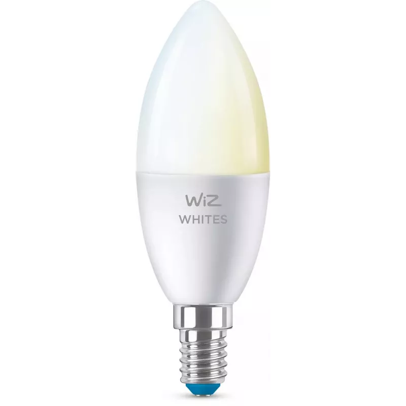 WiZ Candle 40 W C37 E14 x2, išmanioji lemputė, Wi-Fi/Bluetooth, balta, Wi-Fi 4 (802.11n), 802.11b, 802.11g, LED, E14