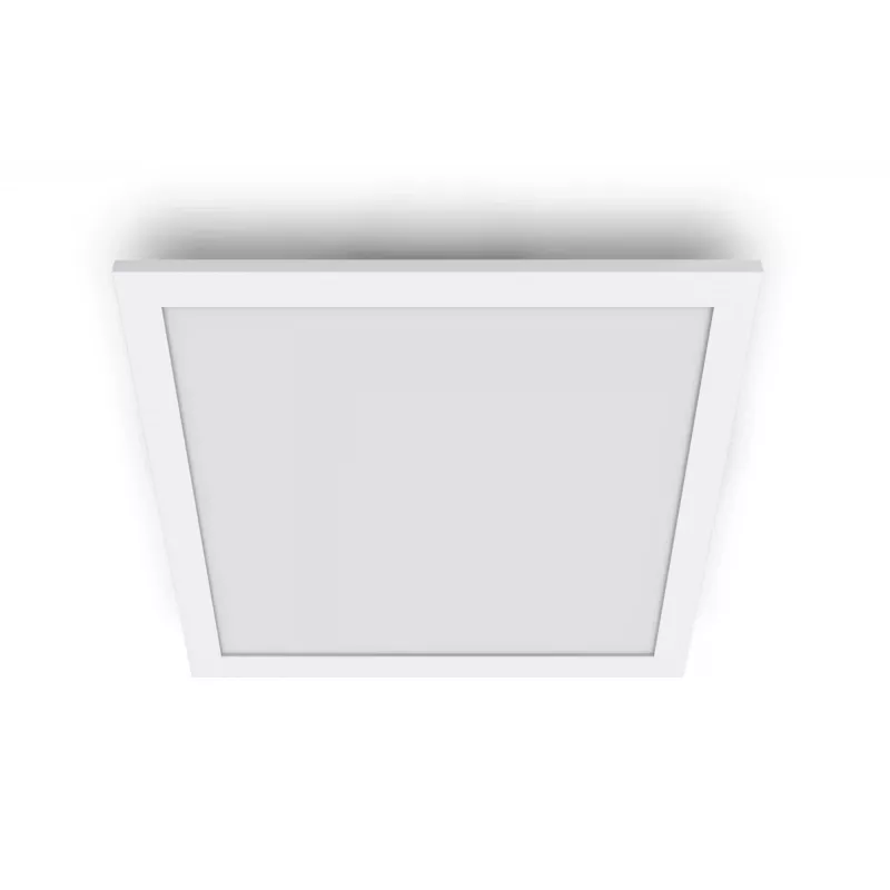 Išmanus lubinis šviestuvas Signify WiZ Panel Ceiling 12 W Square, 12W, Wi‑Fi, 300×300×42 mm, baltas