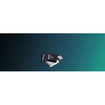 Philips FM64DC152B/00 USB atminties raktas 64 GB USB Type-C 3.2 Gen 1 (3.1 Gen 1) Juoda