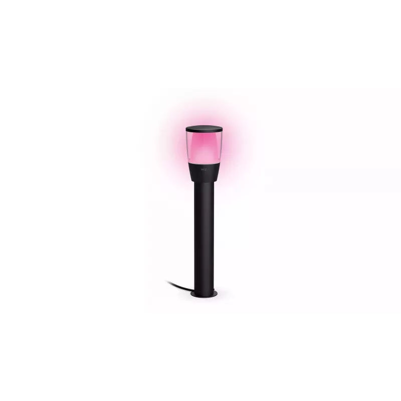 Signify WiZ LED stulpelio prailginimas — prožektorinis/stulpinis šviestuvas, 12 V, 108,5×108,5×518 mm, juodas