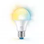 WiZ lemputė 60W A60 E27, Išmani lemputė, Wi-Fi/Bluetooth, Balta, Wi-Fi 4 (802.11n), 802.11b, 802.11g, LED, E27