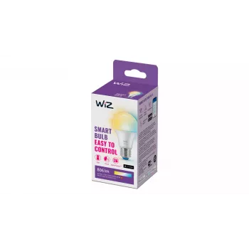 WiZ lemputė 60W A60 E27, Išmani lemputė, Wi-Fi/Bluetooth, Balta, Wi-Fi 4 (802.11n), 802.11b, 802.11g, LED, E27