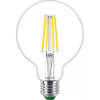 Philips kaitrinė lemputė skaidri 60W G95 E27, 4 W, 60 W, E27, 840 lm, 50000 h, šalta balta