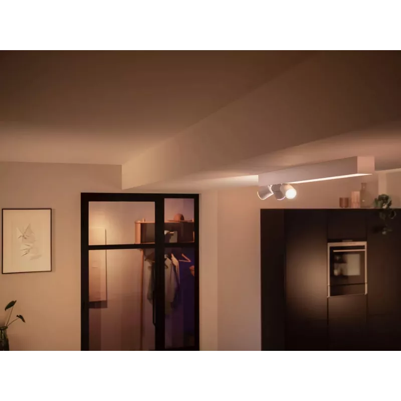 Philips Hue Baltos ir spalvotos ambience Centris 3 taškų lubų šviestuvas