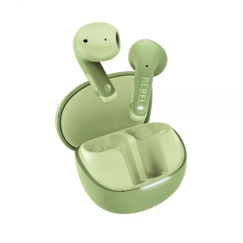 Hama Twins Core 2 ausinės True Wireless Stereo (TWS) į ausis dedamos Skambučiai / Muzika USB Type-C Bluetooth Žalios