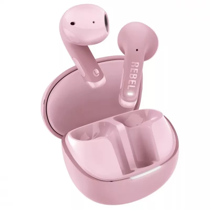 Hama Twins Core 2 ausinės True Wireless Stereo (TWS) į ausis įdedamos Skambučiai / Muzika USB Type-C Bluetooth Rožinė