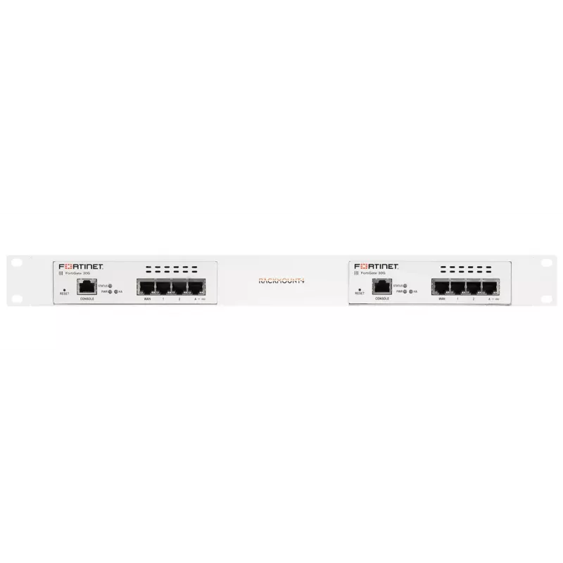 Rackmount IT 1U montavimo rėmas FortiGate 30G serijai RM-FR-T28 — 1U, priekinių bėgelių rinkinys